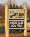 With many acres of land, a lake with a doggie dock and walking trails throughout the fenced in dog parks, this is Clancy and I's favorite dog park!  Located in Michigan.